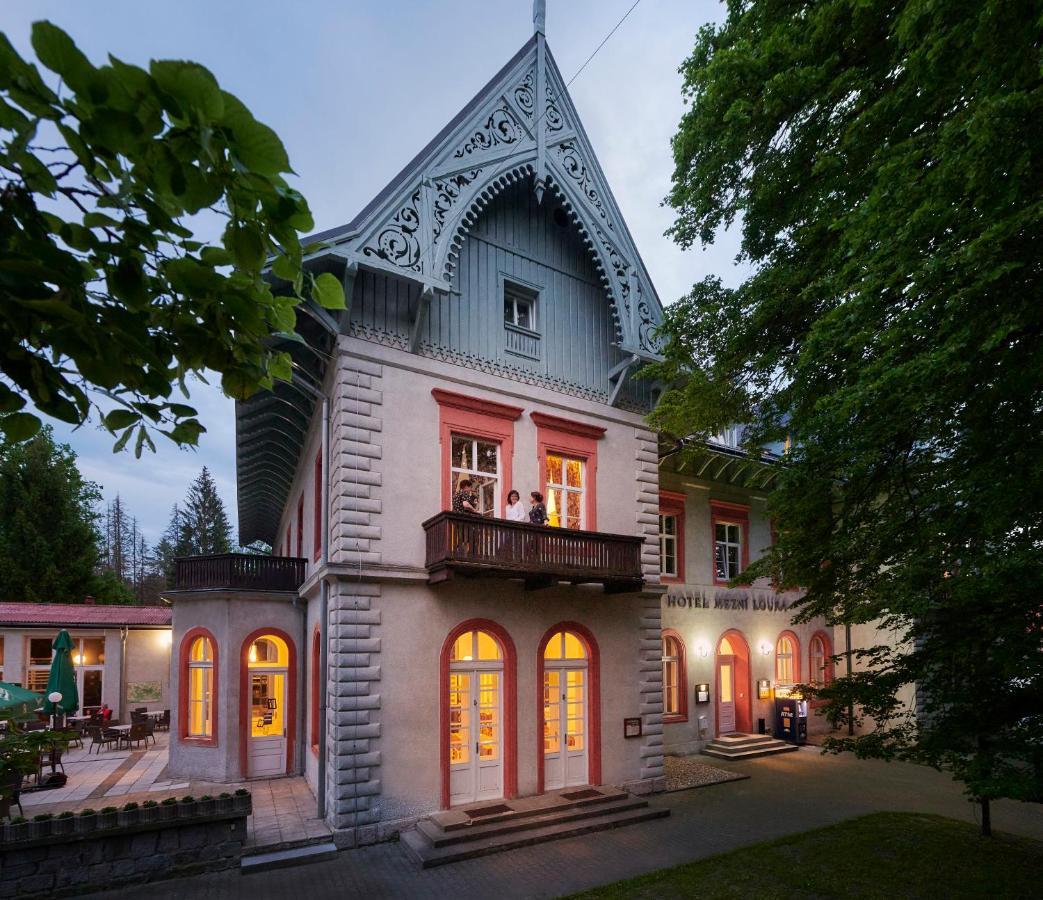 Hotel Mezni Louka Хренско Экстерьер фото